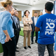 Rhode Island governor Gina Raimondo at Infosys
